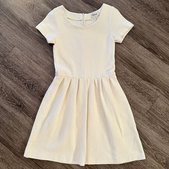Ganni scoop neck textured dress - Picture 1 of 10